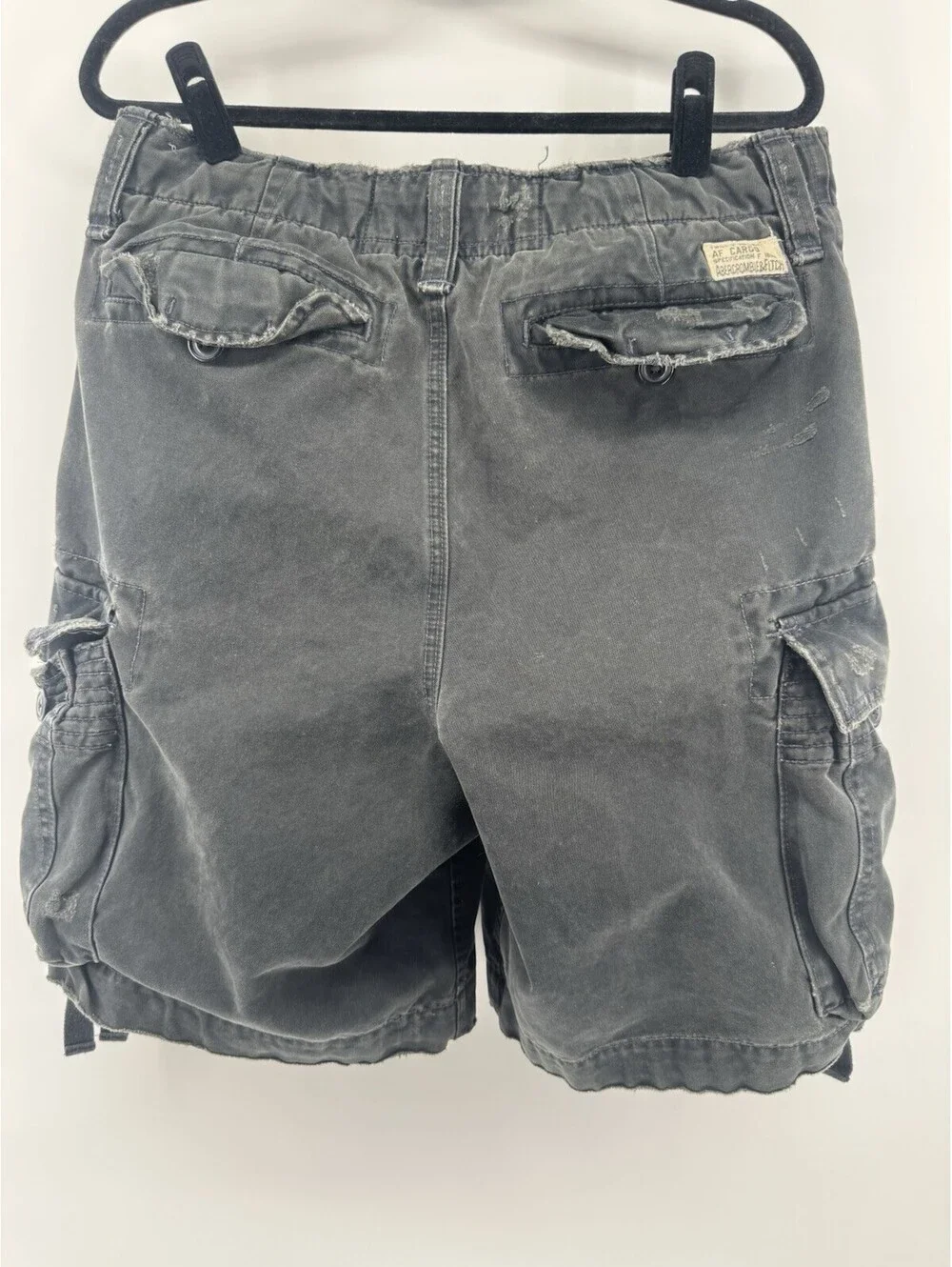 Vintage Y2K Abercrombie Cargo Shorts Twill 7 Pocket Size 31